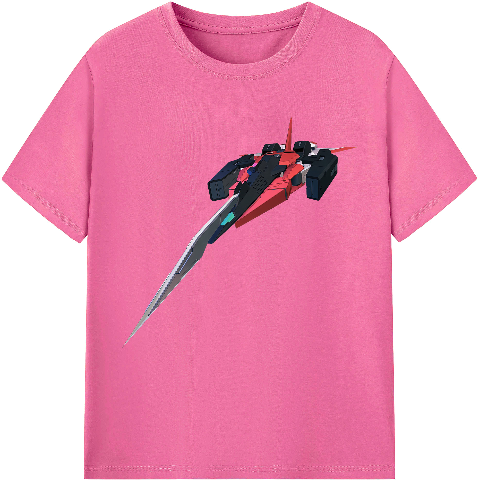 （画像用） 機動戦士ガンダム Mobile Suit Gundam レディースカジュアルプリントTシャツ（綿100％）